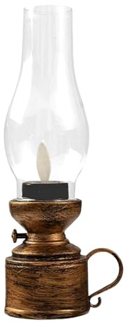Lampada A Petrolio LED Vintage,Lampada A Olio LED Vintage | Lampada Da Tavolo Elettrica | Lampada A Olio Elettrico, Lampada Da Tavolo LED Decorativa, Lampada Da Comodino Per La Decorazione Da Tavolo