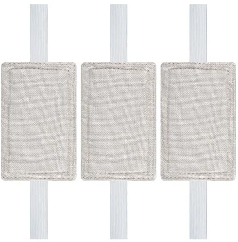 Lotsdonxia 3 Pcs Door Silencer Cushion Noise-Reducing Door Stop for Quiet Closure Fit Most Doors and Shapes for Bedrooms and Nurseries (14 * 9cm)