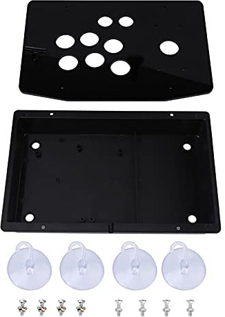 Kit de Bricolaje para Juegos, Placa acrílica Negra y Carcasa, Compatible con PC de Escritorio, Ordenador portátil, XP, W7, W8, teléfonos, tabletas, decodificadores, TV,