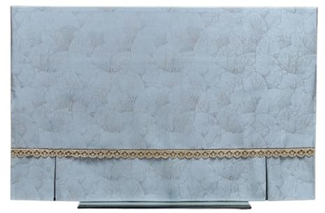 Dusoof - Cover per TV da 75, in tessuto, universale, per televisori da 75, da appendere, facile da rimuovere, adatta a schermi TV da 24 e 86, colore: blu