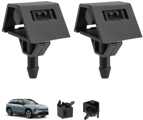 2 ugelli lavavetri per Nissan Qashqai J10 J11 2007-2018, getto per tergicristallo con ricambio OEM Fit Direct, sostituisce 28932JD000 289306MA0A, facile da installare, durevole, regolabile