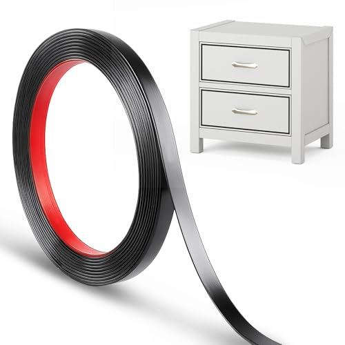 Selbstklebende Zierleiste Schwarz, Flexible Zierleiste Selbstklebend 5m * 1cm PVC Paneele Wand Selbstklebendn Stuckleisten Wand für Borde, Wanddekoration, Spiegelrahmen, Türen, Möbeldekor
