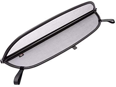 Generic Cabrio Windschott - Windabweiser kompatibel mit Mercedes SL-Klasse R230 Cabriolet | Baujahr 2001-2012 | Farbe Schwarz | Schnellverschluss | Moderner Stil