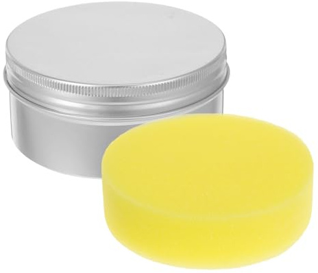 COOLHIYA Cirage pour meubles : Cirage et revitalisant pour bois à la cire d'abeille naturelle pour meubles – Cire solide pour parquets, placards et armoires