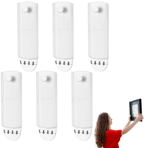 6 Stück Klebenagel für Bilderrahmen,Klebehaken Bilder Aufhängen, Bilderhaken Selbstklebend Aufhängen,Robust und Einfach zu Bedienen,Klebehaken BilderrahmenAufhängen,Abnehmbar,Bilder Befestigen