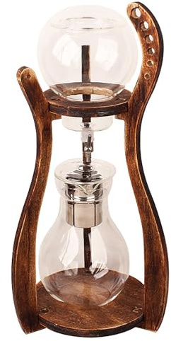 Cafetera de goteo en frío de 800 ml, gotero ajustable para el hogar y la oficina, cafetera manual de preparación en frío para un sabor rico, sabor suave, fácil de usar