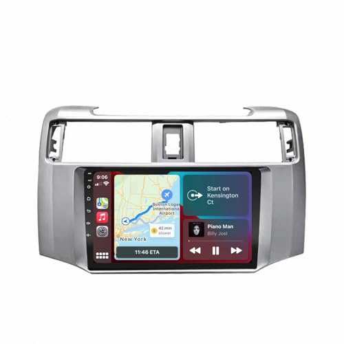 Radio Macchina Touch Screen per Toyota 4Runner 2010-2019 Ips Touchscreen, Auto Stereo Radio con Bluetooth/Gps/Controllo Vocale/Mirror Link/Aux, 8 Nucleo 6G+128G
