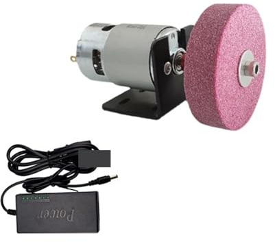 Máquina de rueda molienda, afilador bordes, esmeril eléctrico Baneach, amoladora banco, pulidora, joyería Jade Diy, Dental, herramientas lijado para piedras preciosas
