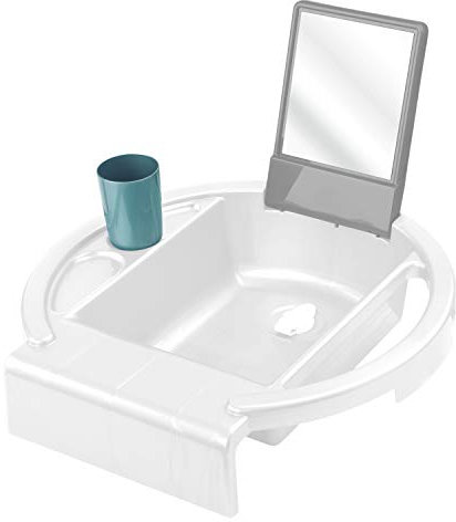 Rotho Babydesign Kiddy Wash - Kinderwaschbecken - Waschbecken - Kinderwaschbecken für die Badewanne - Babywaschschüssel - farbig