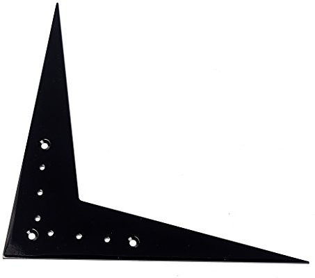 Alnicov Großer 6-saitiger Flying-V-Style-Gitarrenbrücken-Saitenhalter kompatibel für Flying V Gitarren Teile Zubehör (schwarz)