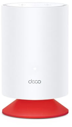 TP-Link Deco Voice X20 Mesh Router Wi-Fi 6 Dual Band AX1800, Sistema Mesh Wi-Fi 6 con Alexa Integrada, Smart Speaker Integrado, Puerto Gigabit, 802.11ax, Amazon Music, Spotify, Pandora Disponibles