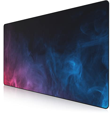 TITANWOLF - XXXL Mouse Mat - 1200 x 600 x 3 mm Mouse Pad – Extra Large Speed Gaming Mousepad - Table Mat Large Size - improved Precision and Speed – Design Coloured Smoke