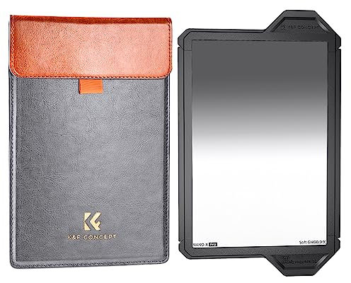 K&F CONCEPT 100mm Square GND8 Filters (Soft Graduated ND8), Optical Glass HD Waterproof ND Filter (X-PRO Series)