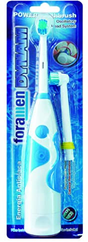 Cepillo de dientes eléctrico Foramen. cabezal oscilante remueve mayor cantidad de placa en menor tiempo