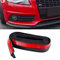 Torcarvh Universal Auto Frontstoßstange Spoiler Gummi Aufkleber Protektor Karosserie Verkleidung Außenleisten Stoßstangenlippenstreifen (5 Meter)