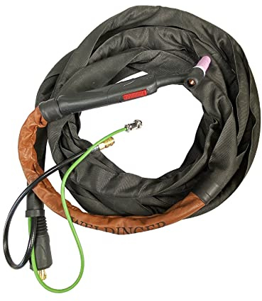 WELDINGER WIG-Schlauchpaket LNF 17F flex pro 8m, 13mm Stecker 2 polig Gas NW5 (SPW26)