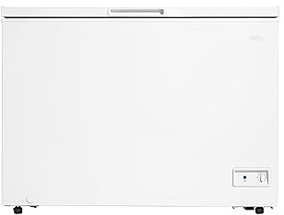 Danby DCF100A6WM 10.0 cu. ft. Square Model Chest Freezer DOE Front mounted mechanical thermostat: Easy to use, adjustable variable temperature range