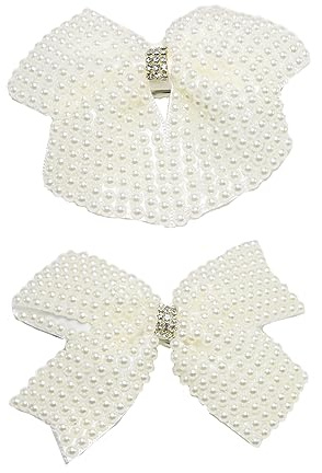 2 Pezzi Fermagli Capelli Con Fiocco Perle Per Bambini Fermagli Per Artiglio Alligatore Bianco Accessori Capelli Sposa Per Ragazze Donne