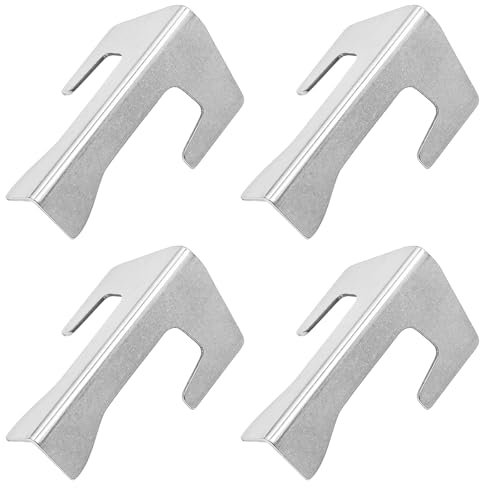 Tiardey 4 Pezzi Distanziatore Universale Barili di Fuoco Treppiede da Campeggio Staffa per Piastra Griglia Distanziatori per Piastra per Barbecue Distanziatori per Cremagliera per Barbecue all'aperto