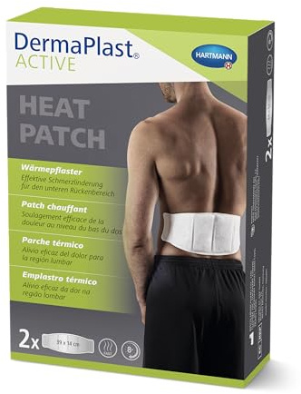 Dermaplast Active, Heat Patch Lumbar, Parche Calor Adhesivo, Adecuado para Dolores Reumáticos, Neuropáticos y Ciática