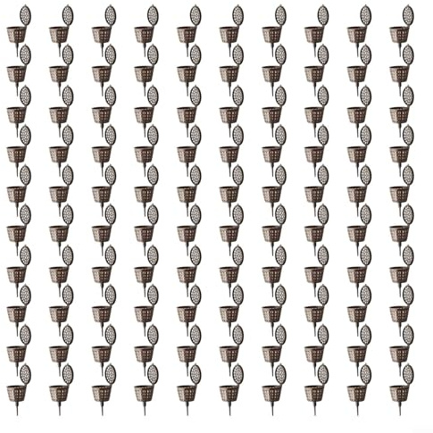 Boîte d'engrais pour orchidées et bonsaï, boîte à outils portable avec couvercle, 100 pièces (taille L)