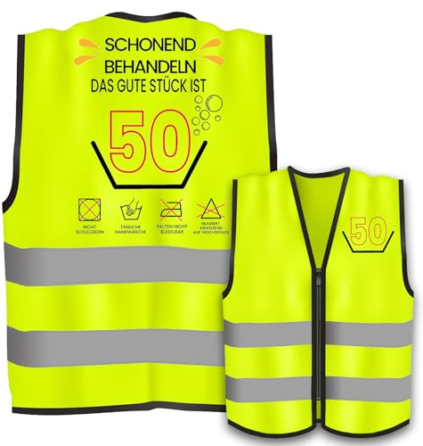 Weste für 50. Geburtstag - Witzige Geschenkideen für Männer