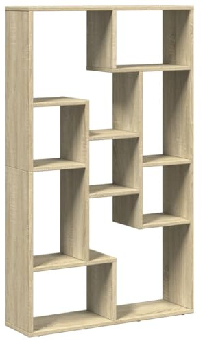 vidaXL Bücherregal Sonoma-Eiche 72x20x120,5 cm Holzwerkstoff