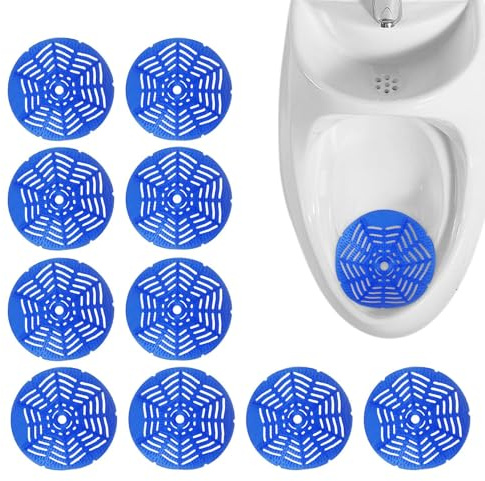 Almohadillas de urinario para habitación de hombre, desodorizantes para urinario - Ambientador para esteras urinarias con control de olores - Ambientador limpiador para inodoros 10X, almohadillas de