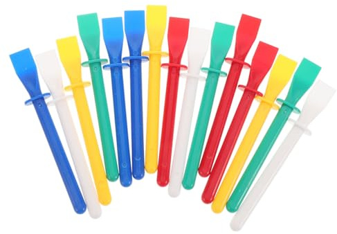NUOBESTY Esparcidor De Pegamento Y Aplicador De Epoxi Herramienta De Aplicación De Adhesivo Raspador Para Manualidades Y Bricolaje Juego De 15 Piezas 4.52 X 0.78 X 0.47 in
