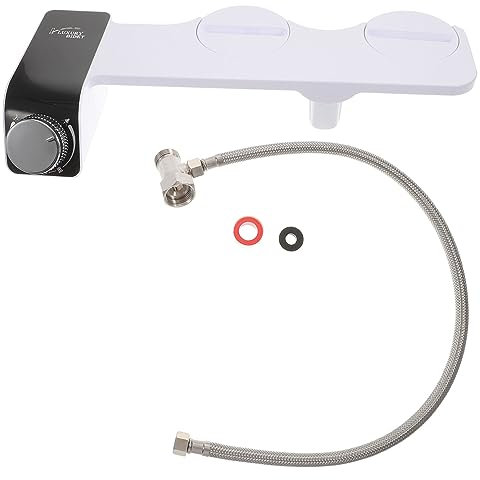 Uonlytech Accessoire Bidet Pour Toilettes Pulvérisateur De Bidet De Toilette Double Buse Autonettoyant Non Électrique Usage Familial Portable