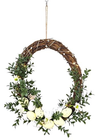 Ostereier, dekorativer Reifen, Osterkranz, florale Türbehänge, Dekoration, künstliche Eier, Kränze, bunte Heimdekoration