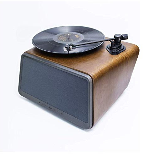 Record Players, Music Box Bluetooth Audio Turntable Record Player Speaker Portable Vinyl Player Autostop Belt-Drive(Vintage Phonograph)