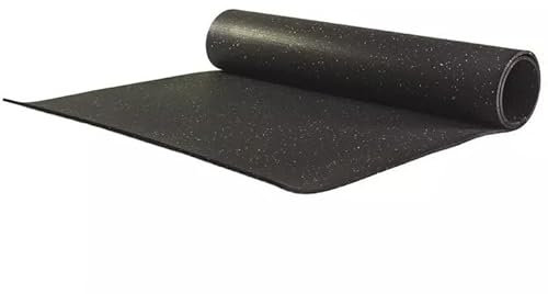 Antirutschmatte für Ladungssicherung, 120 x 80 x 0,3 cm, 1200 x 800 x 3 mm Gummigranulatmatte, Schwarz