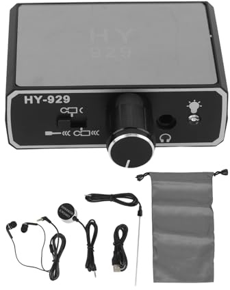 Acoustic Water Leak Detector Dual Probe for Underground Pipe Leakage Detection Professional Plumbing Tool Non Invasive Water Pipe Leak Finder with Sensitive Audio Sensor and Adjustable Head