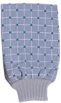 Exfoliating Body Scrubber Glove - Peeling Bath Mitt for Dead Skin Removal - Shower Back Scrubber & SPA Washcloth(Gray)