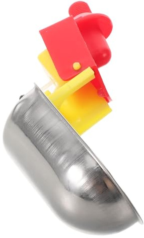 Alipis Abreuvoir Poules Automatique Acier Inoxydable Distributeur Eau et Compact pour Poulets Canards Lapins et Cailles Système D'hydratation Permanente pour Volaille et Petits Animaux