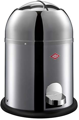 WESCO Mini Master Abfalleimer 6 L, Edelstahl