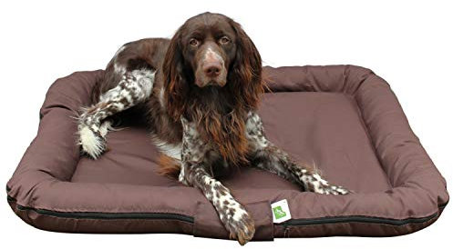 Top-Multi Hundebett - Hundematratze für große Hunde Farbe Dunkelbraun 100cm x 120cm