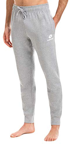 Lotto pantalone tuta uomo in felpa ESTIVA, offerta per 1-2 pezzi, pantaloni felpa uomo leggeri (1 PEZZO GRIGIO, XL)