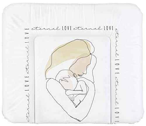 Rotho Babydesign Wickelauflage Breit, Line-Art Eternal Love