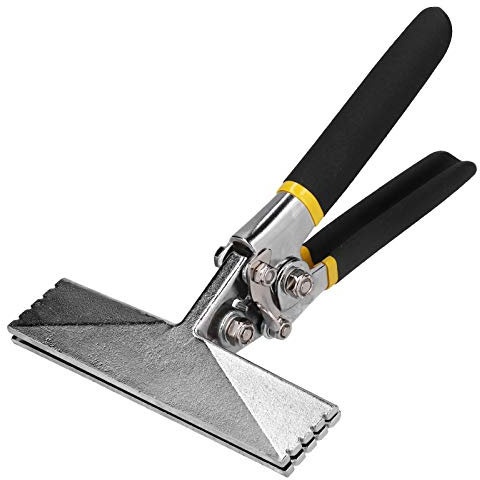 BuyWeek Outil de Cintrage de Métal, Plieuse Tôle Manuelle Multifonctions Outils de Sertisseuse à Main, Ancienne Cintreuse en Métal à Bouche Plate de 150 mm