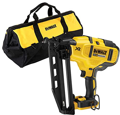 DeWalt DCN660N 18V Brushless Second Fix Nailer with 24 Bag - Efficient and Reliable Nail Gun for Precision and Speed, Brushless Motor, Dewalt Nailer, Power Tool Combo Kits