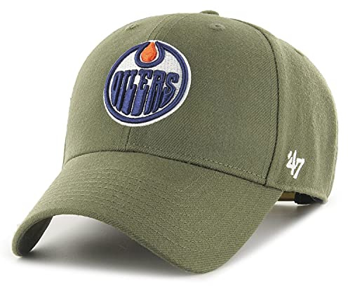 47 märke snapback-keps – NHL Edmonton Oilers sandelträ oliv, Oliv, one size