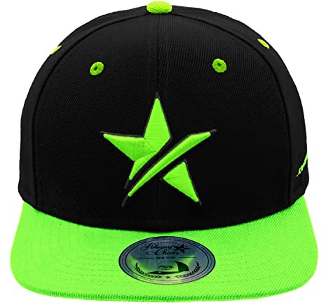 JOHNNY CHICOS Sorry I'm Fresh Casquette pour enfant 49-56 cm, BIG-STAR-KIDS-BLK-GREEN, taille unique