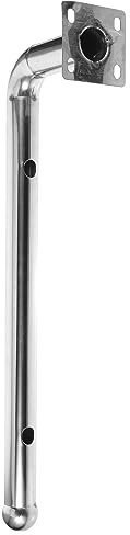 OSALADI Antenna Metal Pole Mount Weather Station Mounting Pole Accessories Stainless Steel