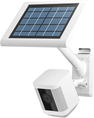 HOLACA 2-in-1 Wandhalterung Kompatibel mit R-ing Spotlight Kamera Plus/Pro, Stick Up Cam Battery, Outdoor Cam Plus, R-ing Solarpanel, und für Kamera & Solarpanel mit 1/4 Gewinde, Weiß