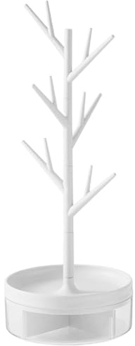 Amosfun Schmuckständer Baum Schmuckaufbewahrung Kreativer Schmuckhalter Mit Stabilem Chassis Und Abnehmbarem Design Für Armbänder Ohrringe Halsketten Und Ringe Zuhause