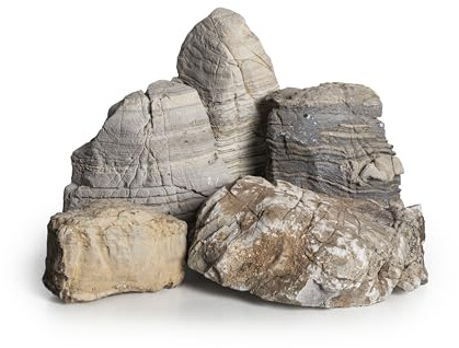 ARKA mySCAPE-Frodo Rocks - 20kg Mix - Pierres d'aquascaping Uniques pour des aménagements créatifs d'aquariums d'eau Douce, Aspect Naturel pour des paysages Uniques.