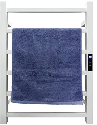 NEECS Scaldasalviette Elettrico in Acciaio Inossidabile, Portasciugamani Elettrico, Filo Nascosto, Portasciugamani Elettrico, Controllo del Tempo della Temperatura dello scaldasalviette