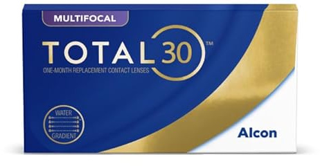 TOTAL30 Multifocal lentes de contacto mensuales | 6 lentes | R 8.4 mm | D 14.2 mm | adición medio | -04.75 dioptrías